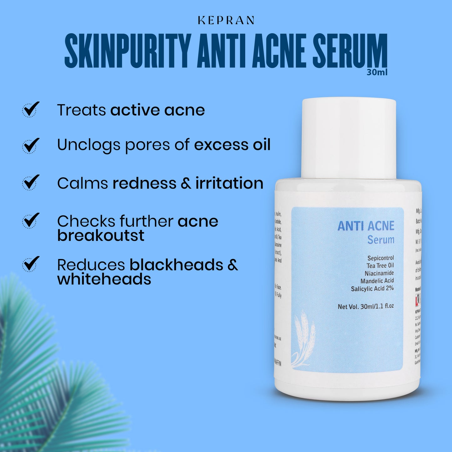Anti Acne Face Serum